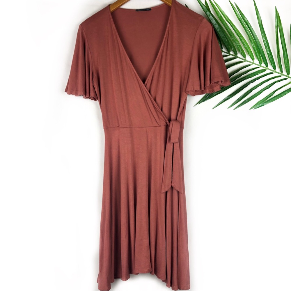 Soprano Wrap Dress Medium V Neck